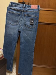Zara Blue bootcut Denim Jeans