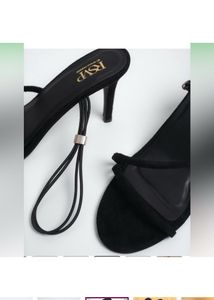 RSVP by Nykaa FashionBlack Make A Move Stilettos