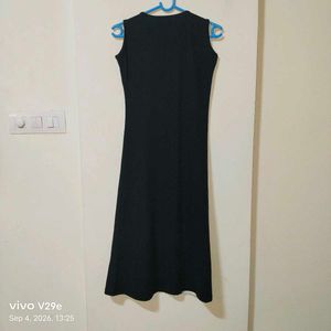 Colorblock Sleeveless Midi Dress
