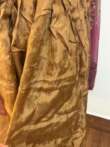 Maroon &amp; Gold Embellished Salwar Suit