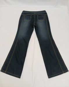 Y2K Washed Black Flare Jeans