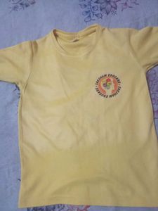 abacus Yellow Graphic T-Shirt