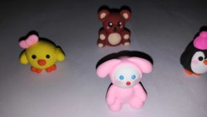 8 Cute Animal clay charms