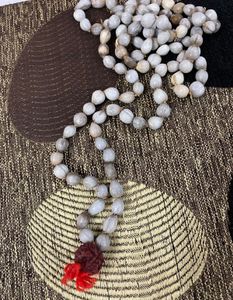 Handmade Seed Bead Rudraksha Mala Necklace
