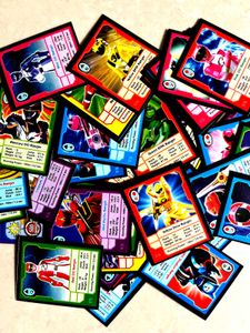 Power Rangers and ben10 Cards