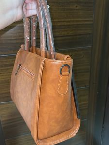 Elegant Faux Leather Handbag