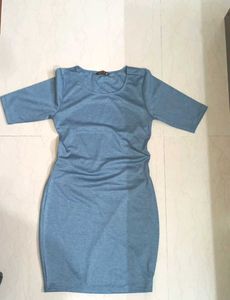 Light Blue Fitted Dress/never worn.