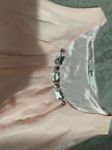 Chic Pink Embellished Sleeveless Top