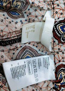 H&amp;M Multicolor Geometric Floral Shorts with top