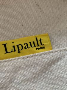 Lipault Paris Cream Canvas Tote Bag