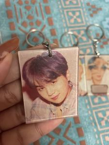 K-Pop BTS Photocards Keychain Set