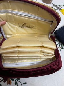 Mahroon Makeup Pouch