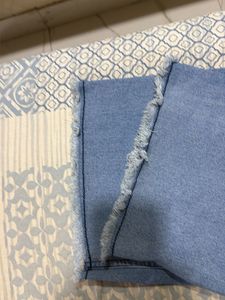 blue Wash Wide Leg Jeans