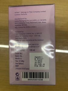 SKINN Noura Iris Perfume/New, From Titan