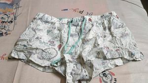 Printed cotton shorts