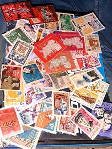 40 Vintage USSR Stamps
