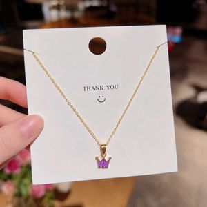 Crown Pendant Necklace