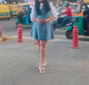 denim dress( one piece)