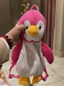Cute Plush Penguin Backpack