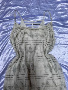 Kardana Lightweight Striped Mini Dress