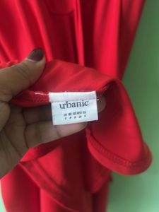 Chic Red Midi Dress