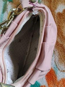 Pink Chain mini Handle Bag