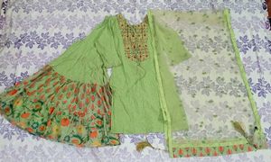 Very Beautiful Kurti With Gharara Suit