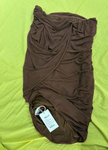 Savana Brown Bodycon Dress