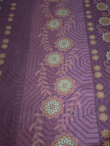 Beautiful Purple Floral Bedsheet Set