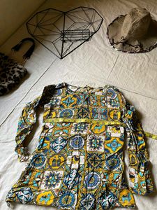 Rajasthani Print Top 🐘🌼🌸💗