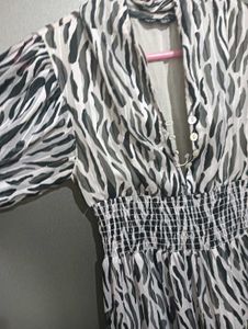 Stylish Printed Maxi Dress
