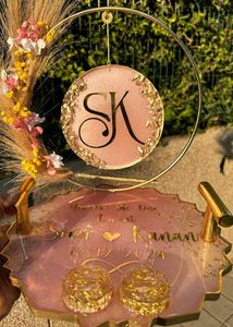 Decorative Ring Ceremony Plate