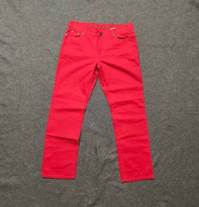 Reject Denim Bold Red Statement Jeans