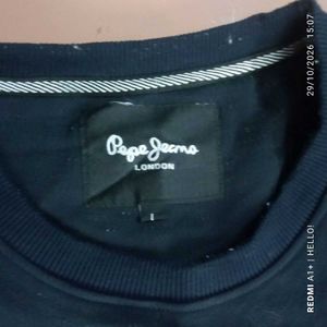 Pepe Jeans Black Graphic T-Shirt