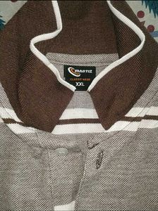 Men's Striped Polo T-Shirt