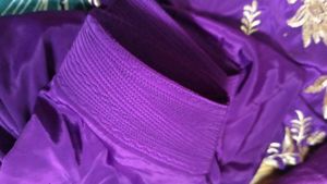 Elegant Purple Embroidered suit Set