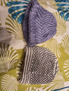 Knitted Beanie Hat Set