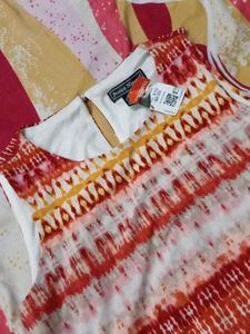 Boho Tie-Dye Sleeveless A-Line Dress