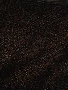 Detailed Sequins Sling Bag with Tassel