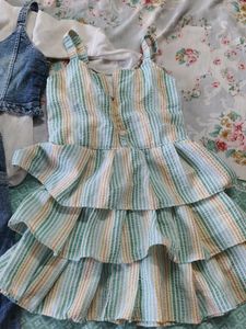 Striped Tiered Summer Dress