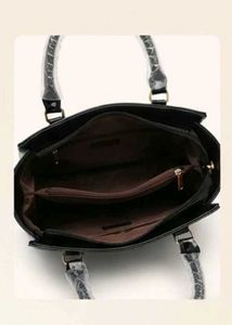 Chic Black Patent Handbag