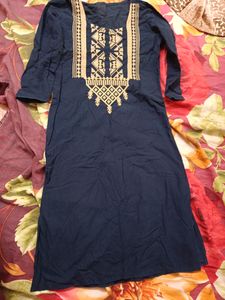Beautiful Blue Color Kurta