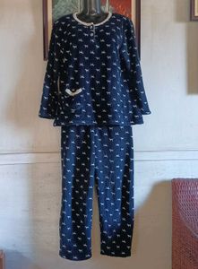 Cozy Dog Print Pajama Set