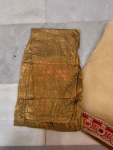 Elegant Net Saree embellished border with shi