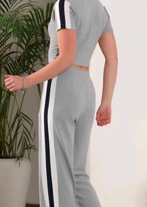 striped women track suit