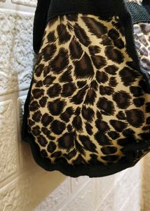 Leopard Print Hobo Bag