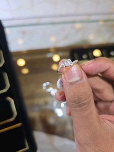 Sparkling Emerald Cut Ring