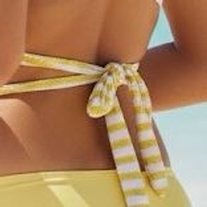 Striped Bikini Top