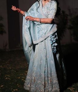 Elegant Blue Lehenga Choli Set