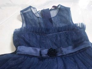 Sparkly Navy Blue Party Dress